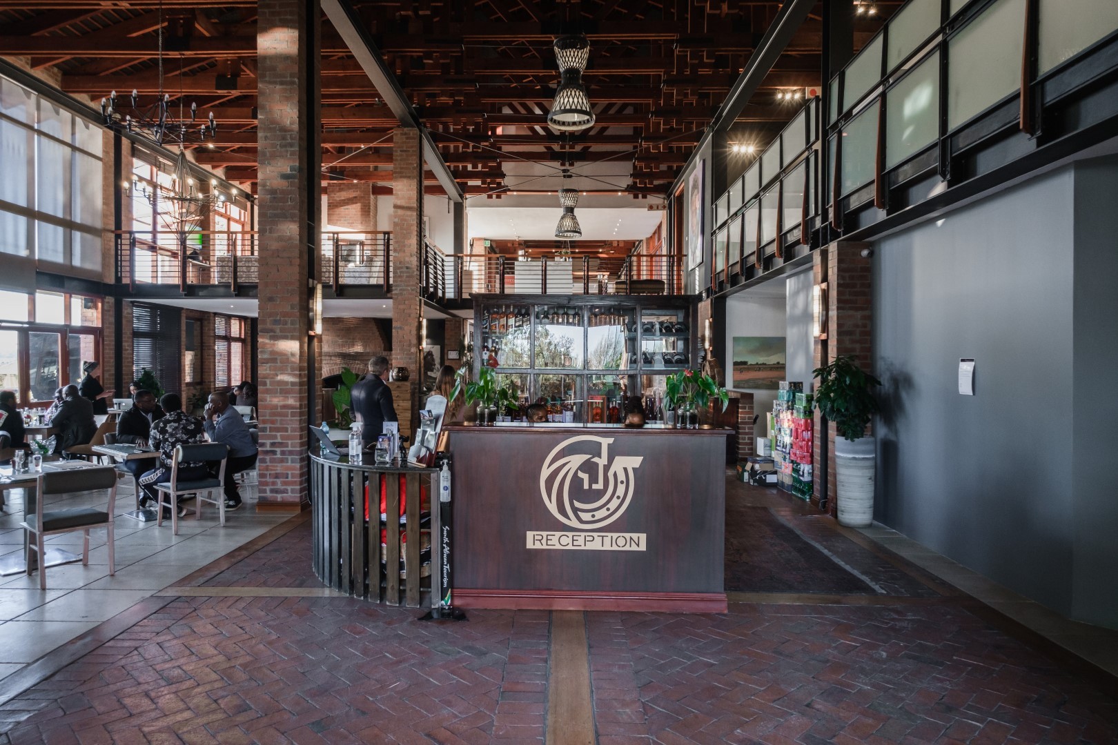 The welcoming Riboville reception